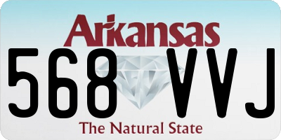 AR license plate 568VVJ