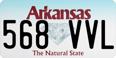 AR license plate 568VVL