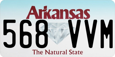 AR license plate 568VVM