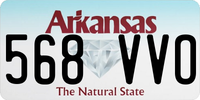 AR license plate 568VVO