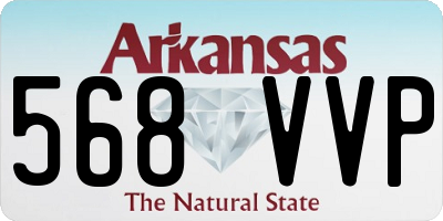 AR license plate 568VVP