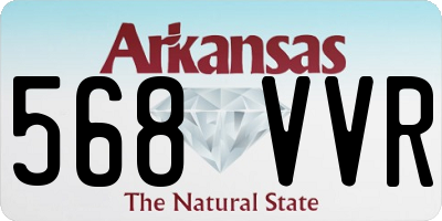 AR license plate 568VVR