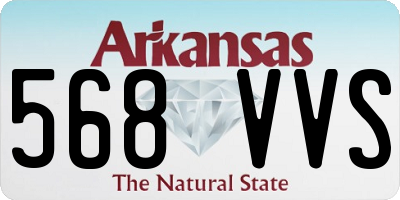 AR license plate 568VVS