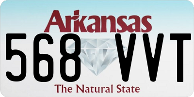 AR license plate 568VVT
