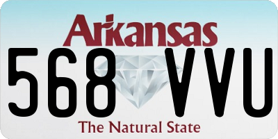 AR license plate 568VVU