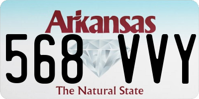 AR license plate 568VVY