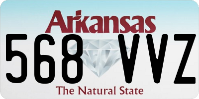 AR license plate 568VVZ