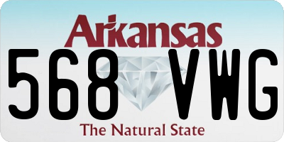 AR license plate 568VWG