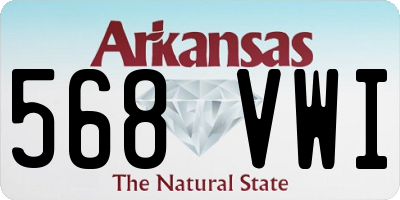 AR license plate 568VWI