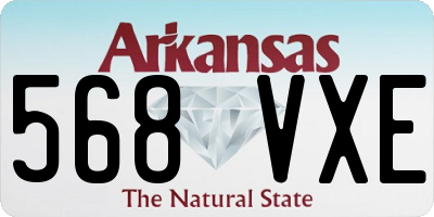 AR license plate 568VXE