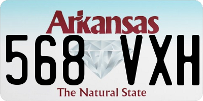 AR license plate 568VXH
