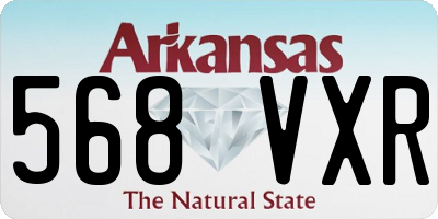 AR license plate 568VXR