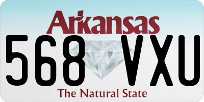 AR license plate 568VXU