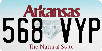 AR license plate 568VYP