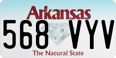 AR license plate 568VYV