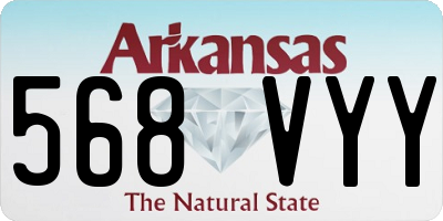 AR license plate 568VYY