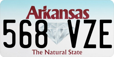 AR license plate 568VZE