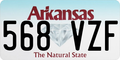 AR license plate 568VZF