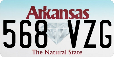 AR license plate 568VZG