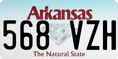 AR license plate 568VZH