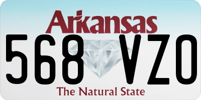 AR license plate 568VZO