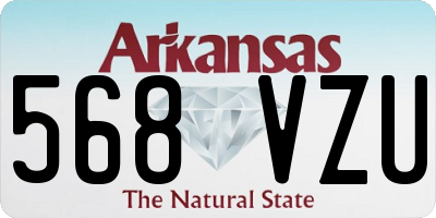 AR license plate 568VZU