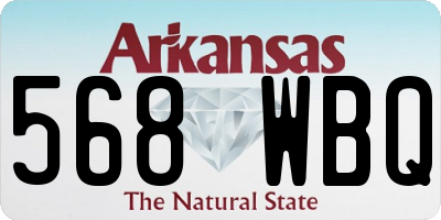 AR license plate 568WBQ