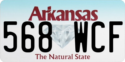 AR license plate 568WCF
