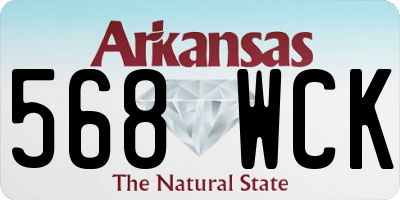 AR license plate 568WCK