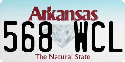AR license plate 568WCL