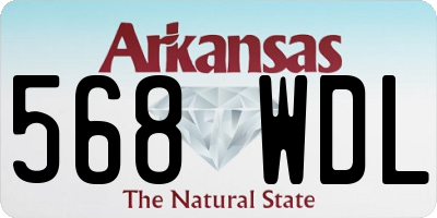 AR license plate 568WDL