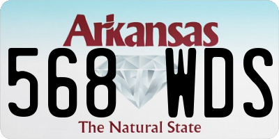 AR license plate 568WDS