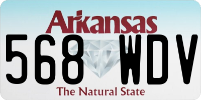 AR license plate 568WDV