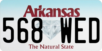 AR license plate 568WED