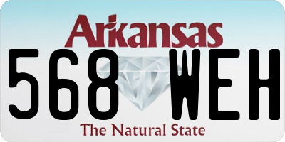 AR license plate 568WEH
