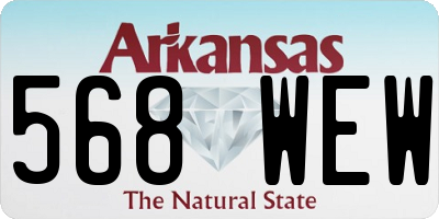 AR license plate 568WEW