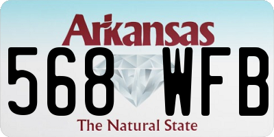 AR license plate 568WFB