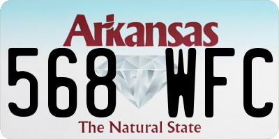 AR license plate 568WFC