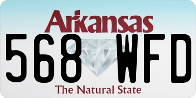AR license plate 568WFD