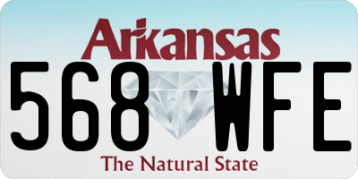 AR license plate 568WFE
