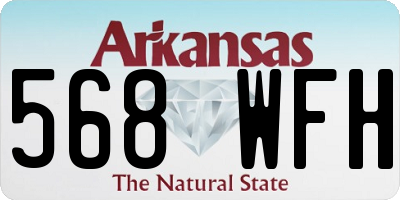 AR license plate 568WFH