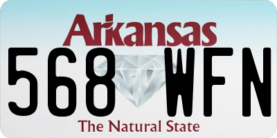 AR license plate 568WFN