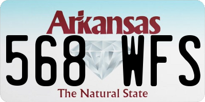 AR license plate 568WFS