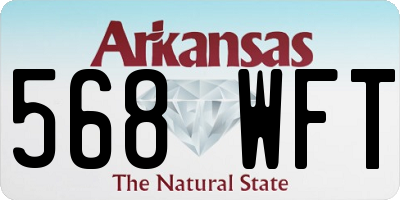 AR license plate 568WFT