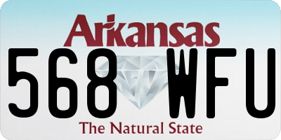 AR license plate 568WFU