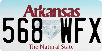 AR license plate 568WFX
