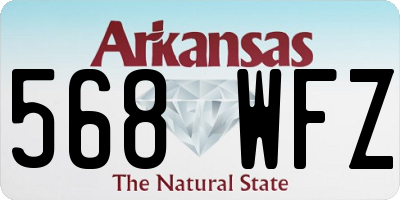 AR license plate 568WFZ