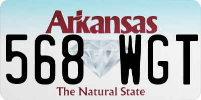 AR license plate 568WGT
