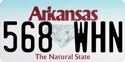 AR license plate 568WHN