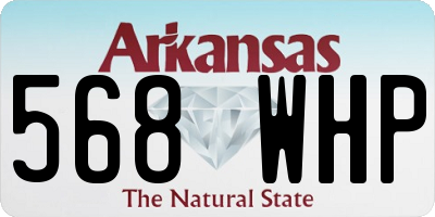 AR license plate 568WHP